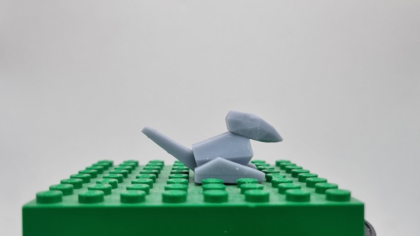 Building toy custom 3D printed animal to catch blocky animal!