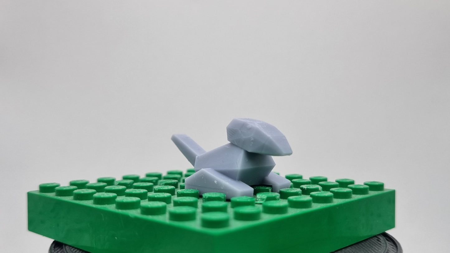 Building toy custom 3D printed animal to catch blocky animal!