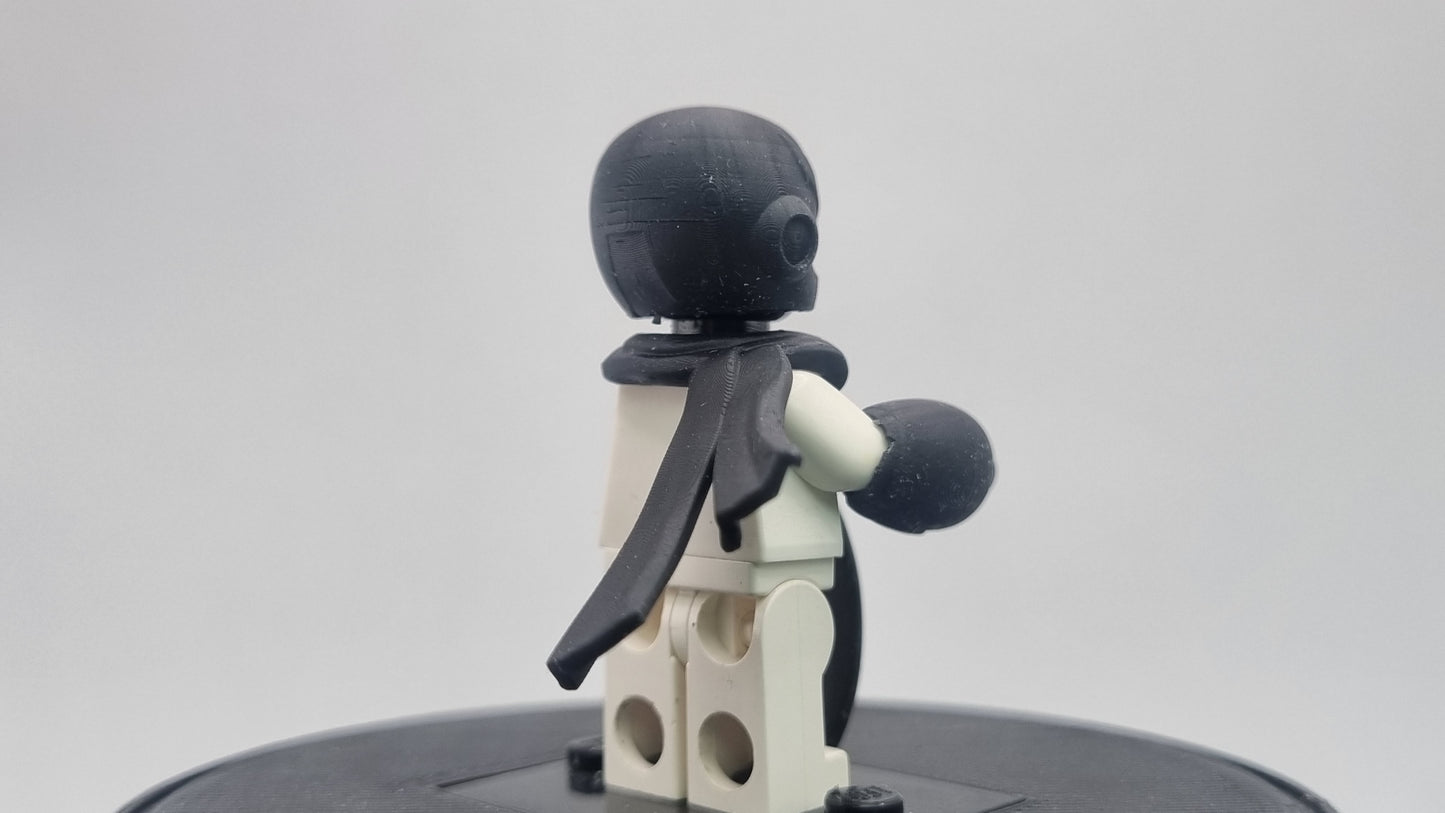 Building toy custom 3D printed mega guy with shield!