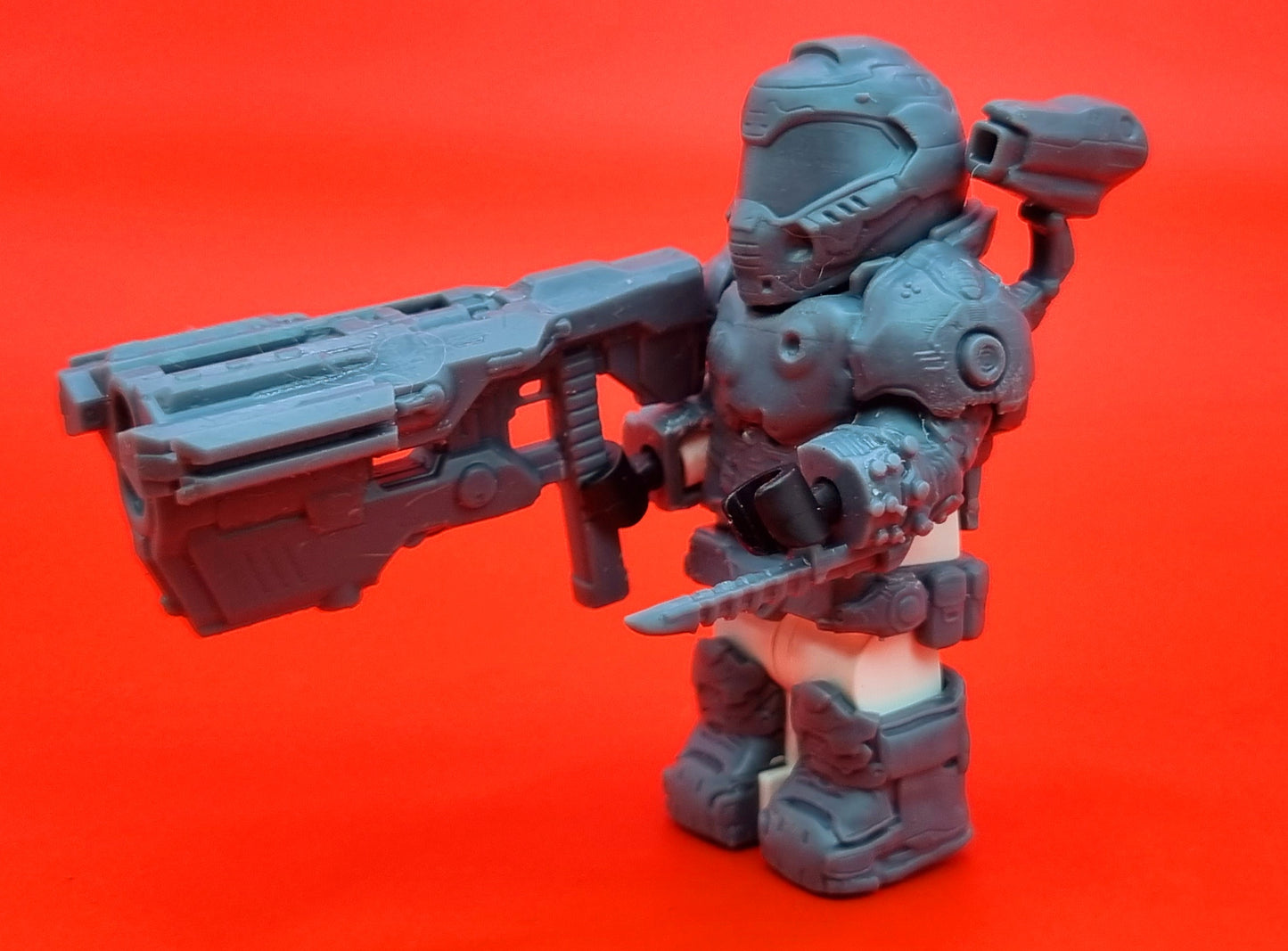 Building toy custom 3D printed eternaly slayer! Printed in 12k high resolution!