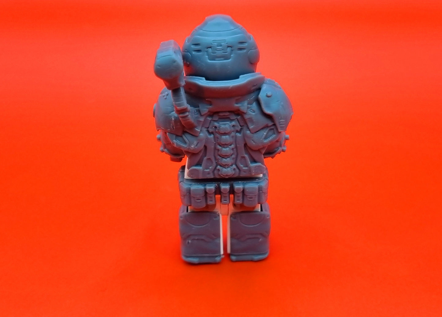 Building toy custom 3D printed eternaly slayer! Printed in 12k high resolution!