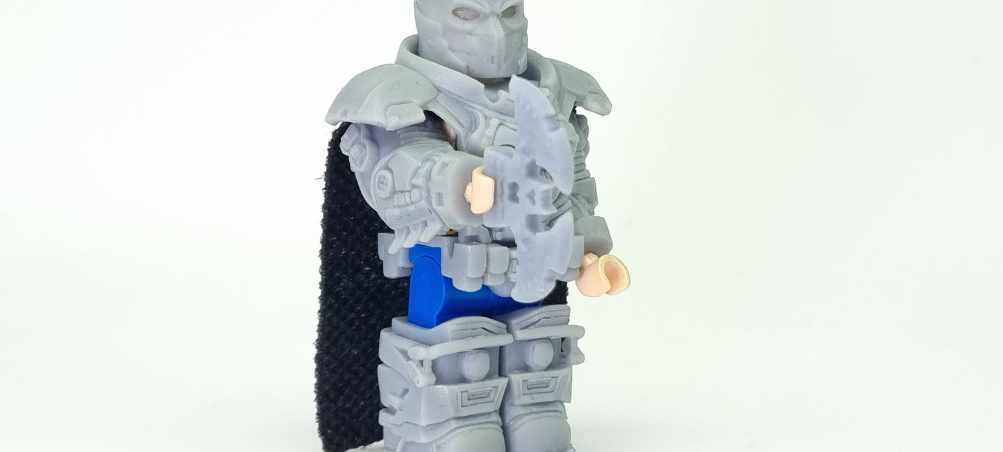 Building toy custom 3D printed snow armor XE by miniheropolis!