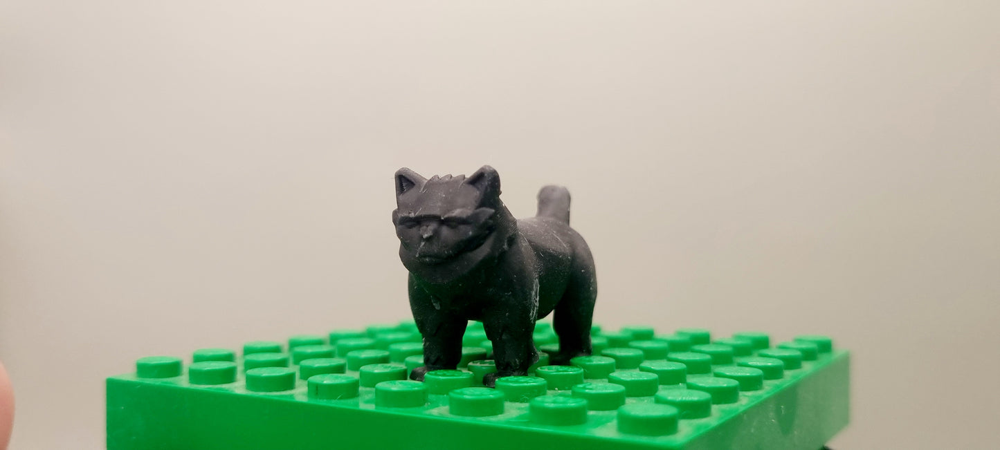 Building toy custom 3D printed wizarding world classic cat!
