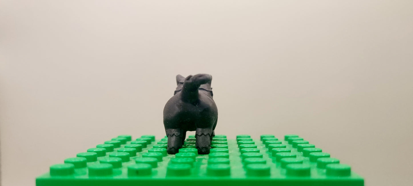 Building toy custom 3D printed wizarding world classic cat!