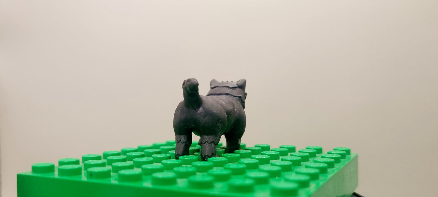 Building toy custom 3D printed wizarding world classic cat!