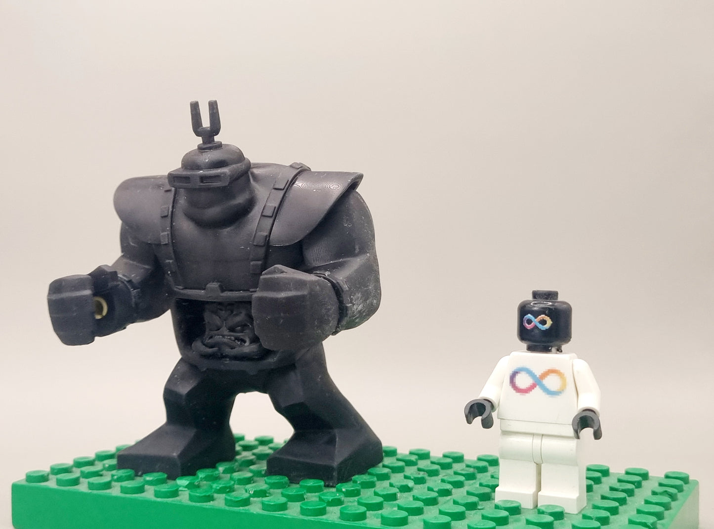 Building toy custom 3D printed tortoise brain enemy big figure!