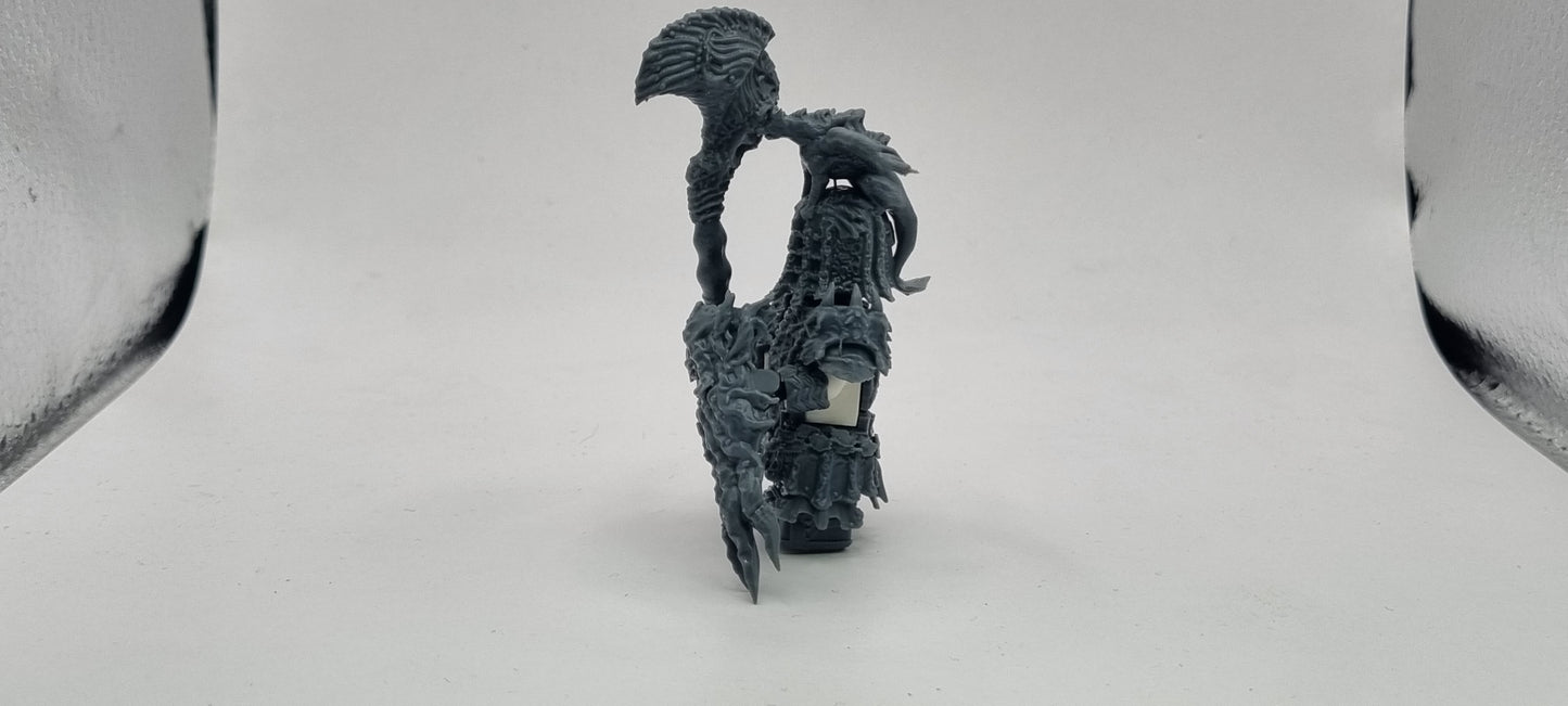 Building toy custom 3D printed tree lord defending a castle!