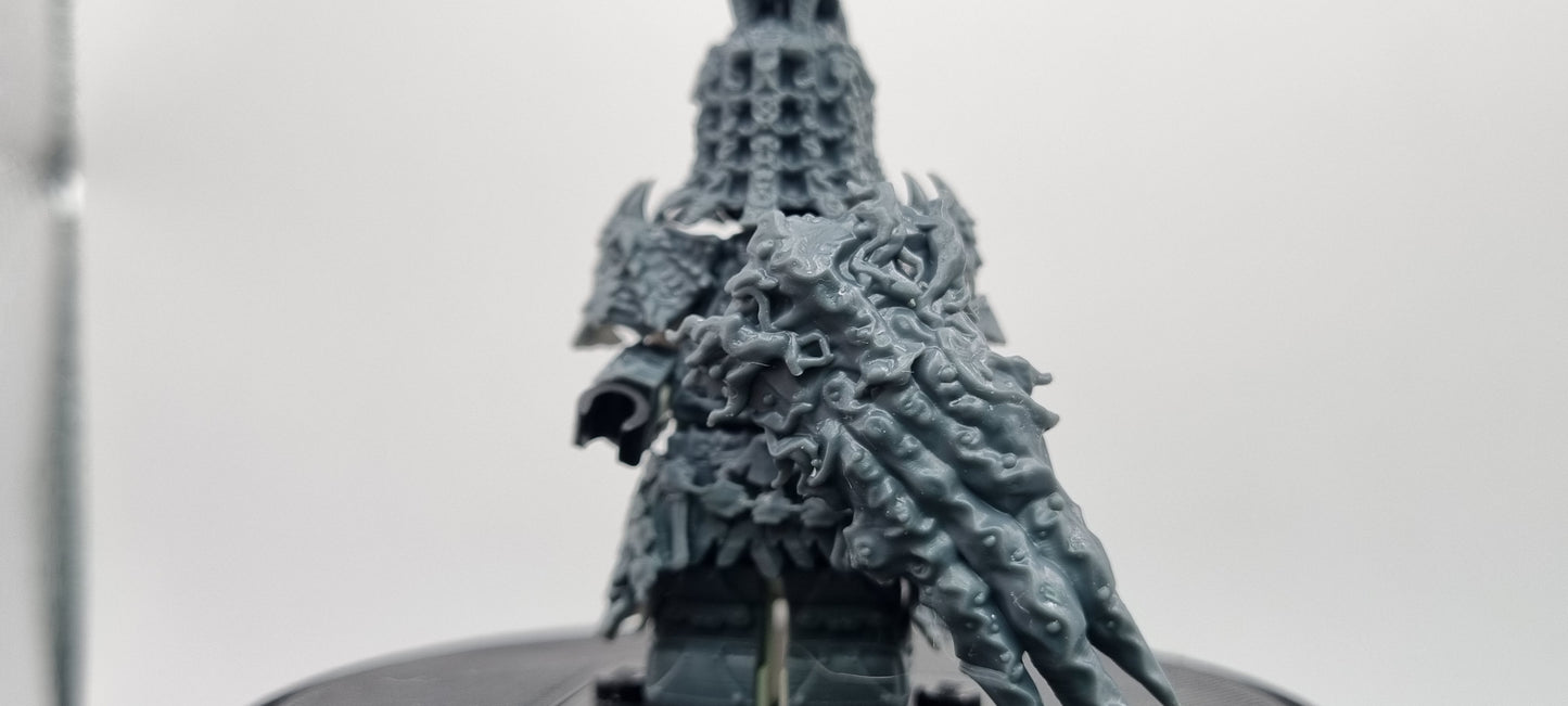 Building toy custom 3D printed tree lord defending a castle!