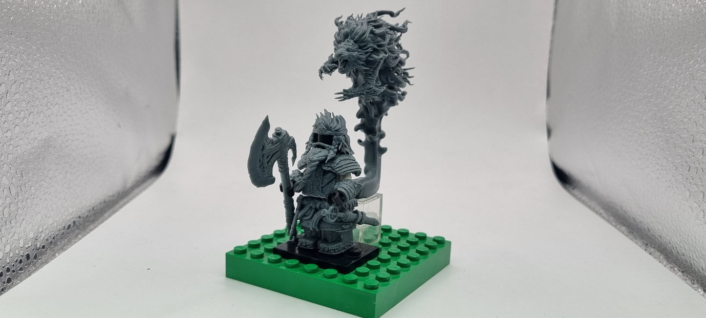 Building toy custom 3D printed the first lord!