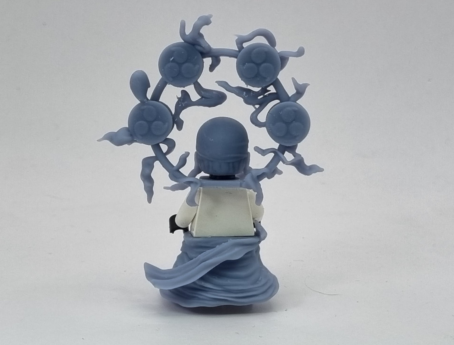 Building toy custom 3D printed pirate on a cloud with the power of thunder!