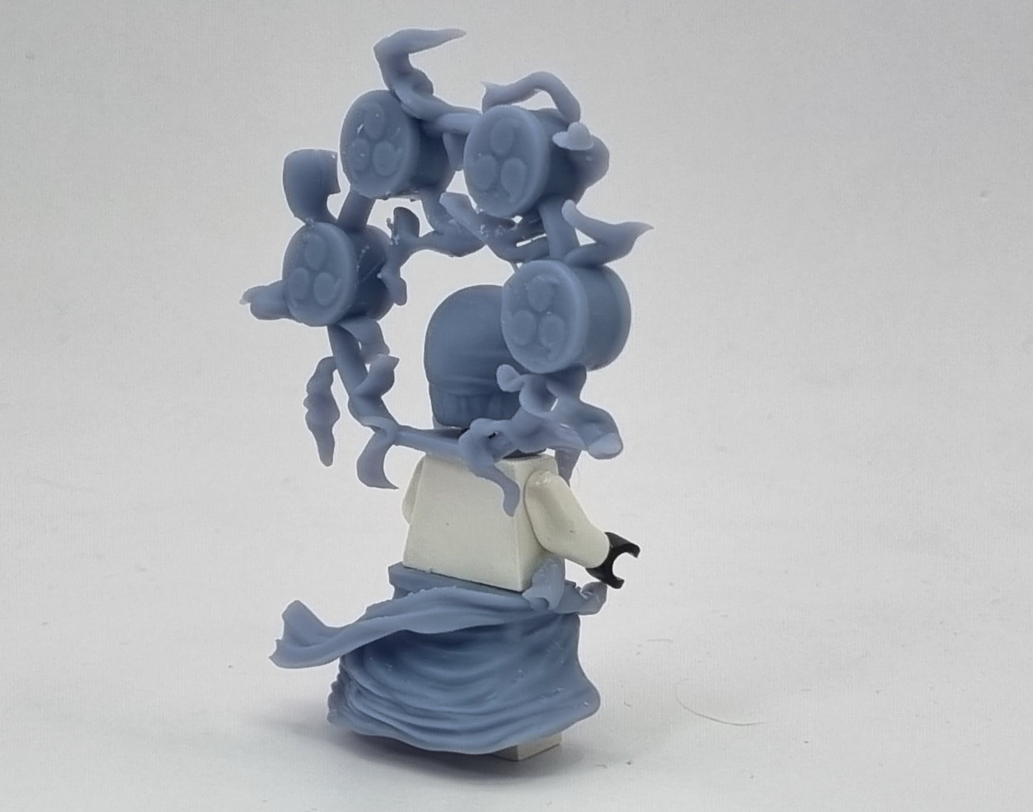 Building toy custom 3D printed pirate on a cloud with the power of thunder!