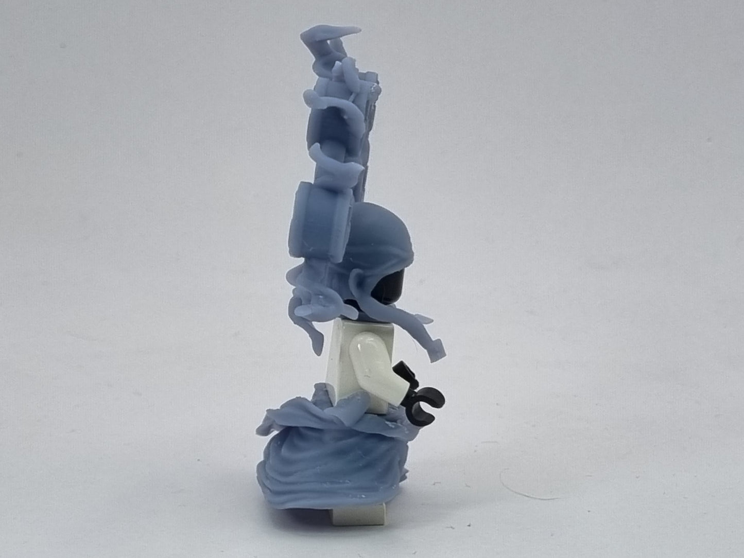 Building toy custom 3D printed pirate on a cloud with the power of thunder!