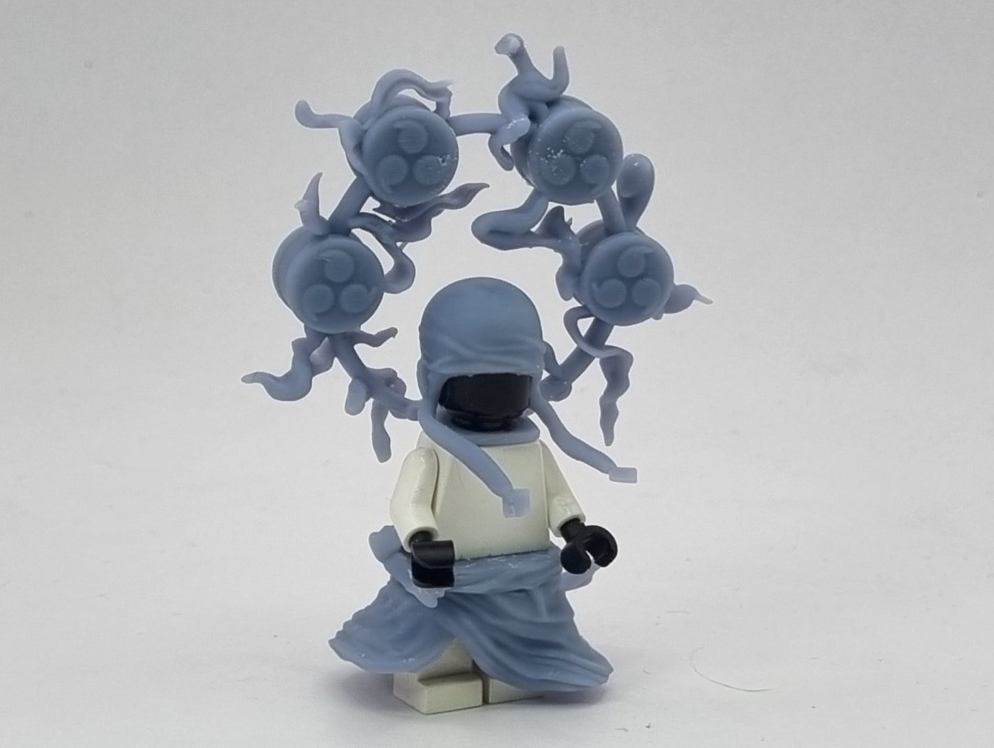 Building toy custom 3D printed pirate on a cloud with the power of thunder!