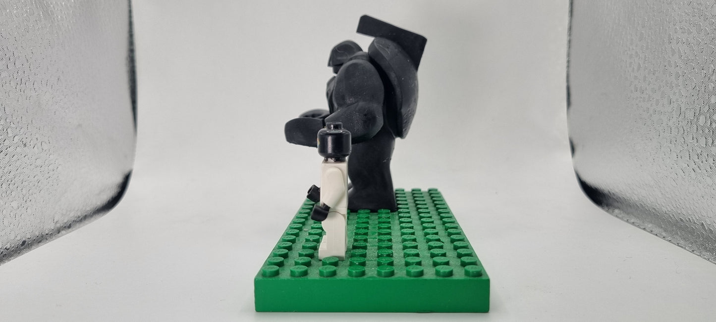 Building toy custom 3D printed super hero big crap!