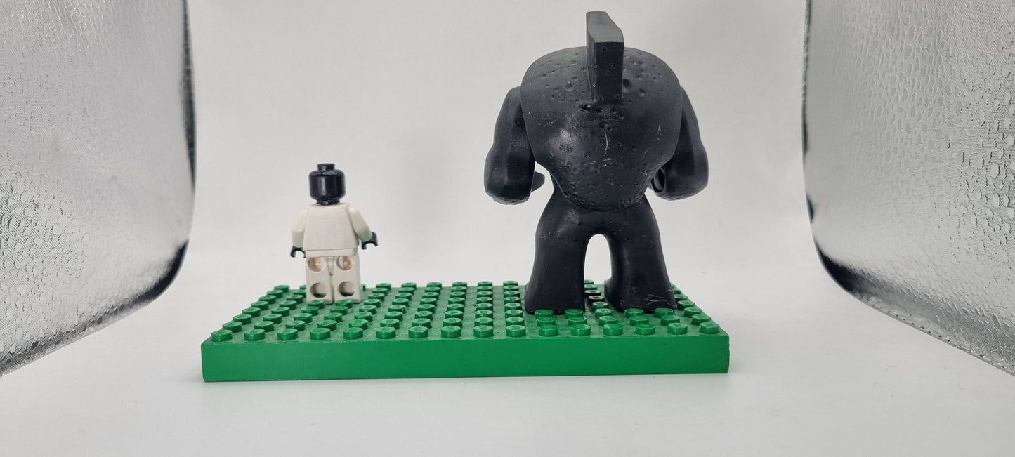 Building toy custom 3D printed super hero big crap!
