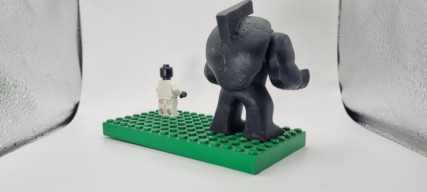 Building toy custom 3D printed super hero big crap!