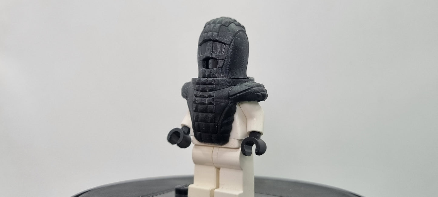 Building toy custom 3D printed the dr phrozen alien