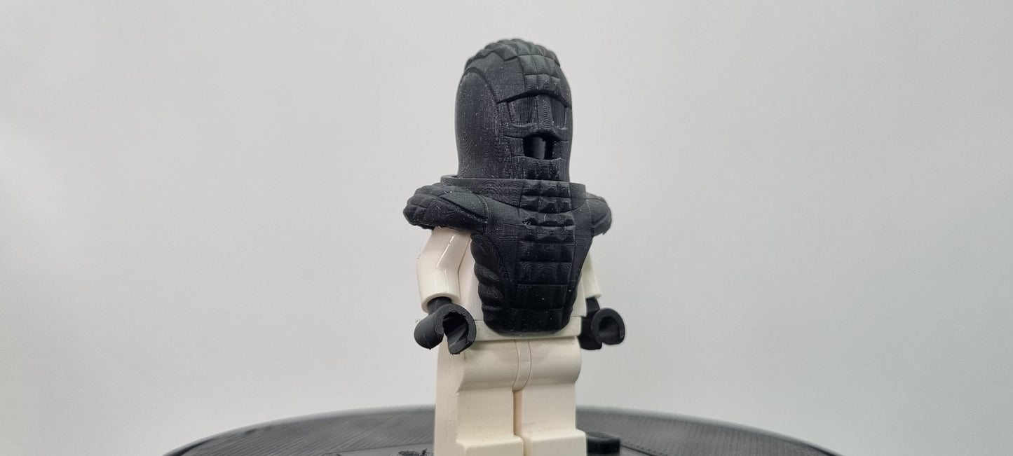 Building toy custom 3D printed the dr phrozen alien