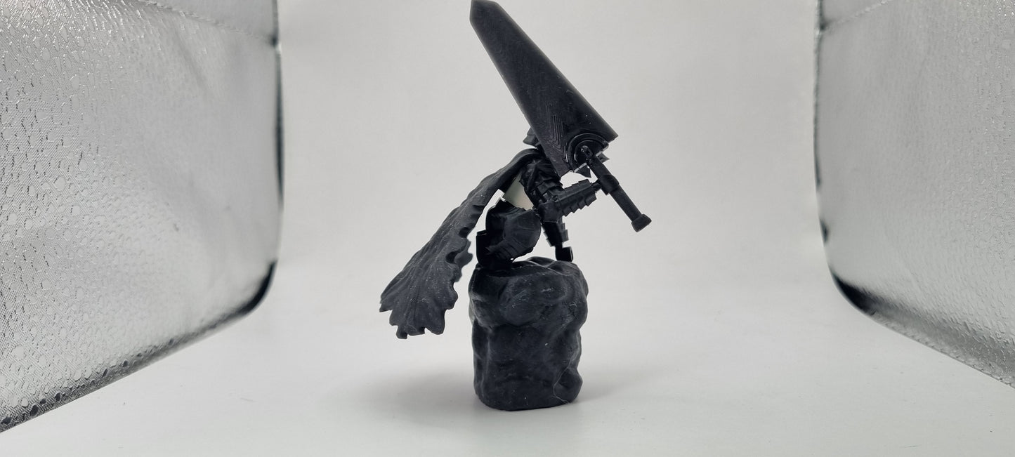 Building toy custom 3D printed dog armor statue!
