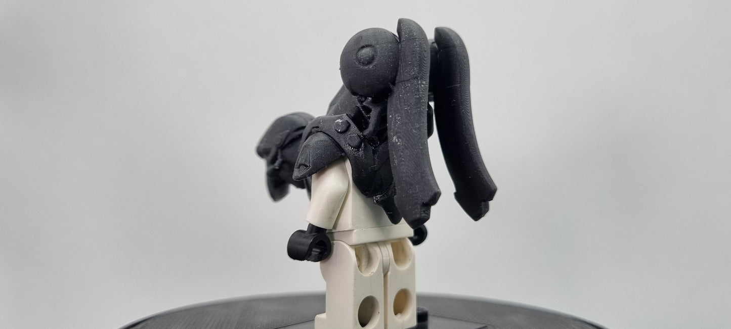 Building toy custom 3D printed fight for disc small aliens pack 2