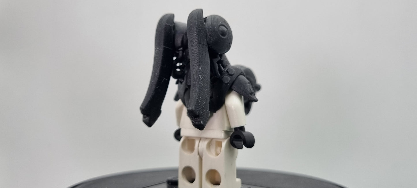 Building toy custom 3D printed fight for disc small aliens pack 2