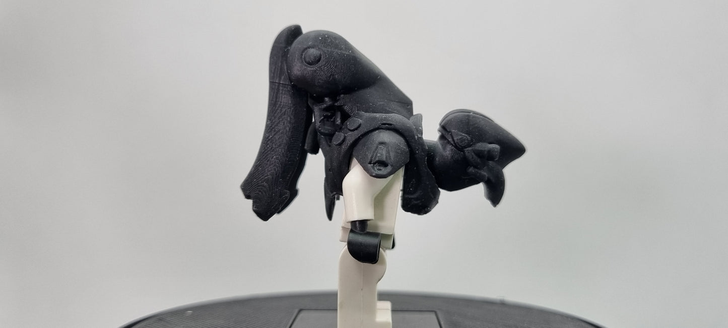 Building toy custom 3D printed fight for disc small aliens pack 2