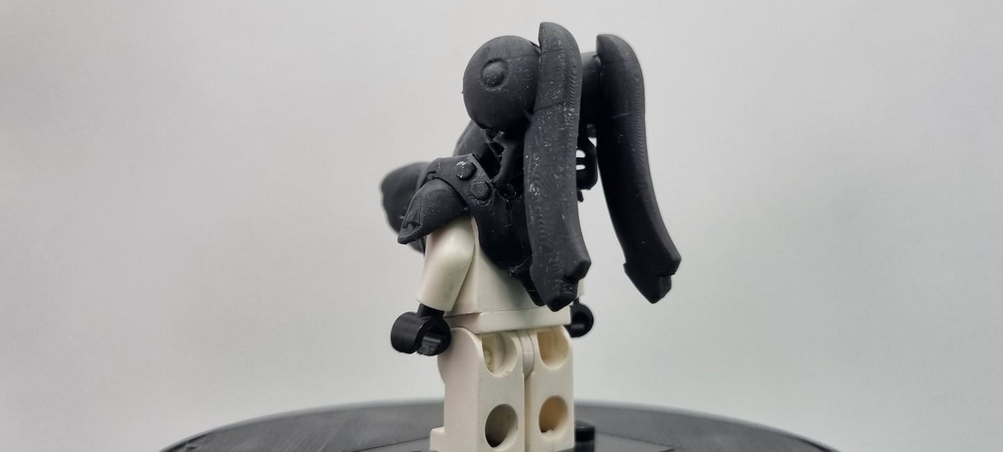 Building toy custom 3D printed fight for disc small aliens pack 2
