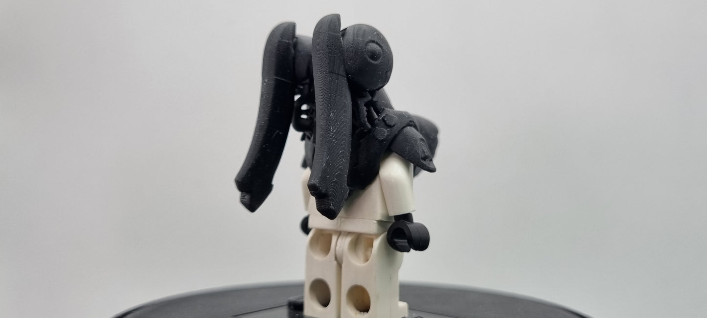 Building toy custom 3D printed fight for disc small aliens pack 2