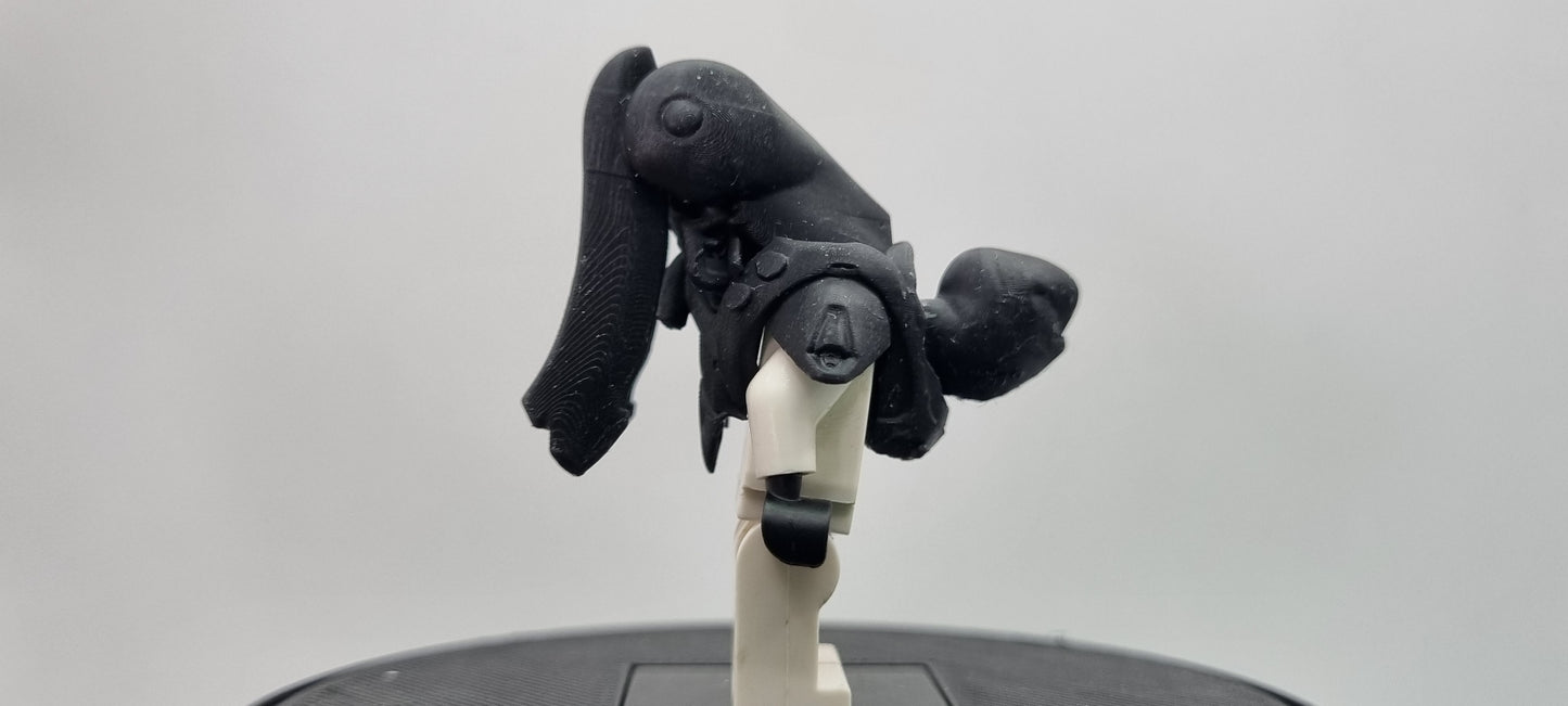 Building toy custom 3D printed fight for disc small aliens pack 2