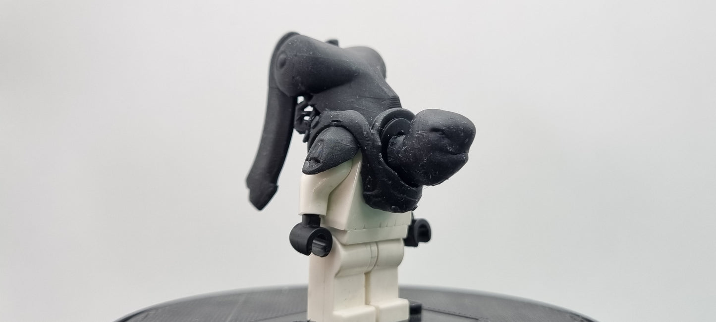 Building toy custom 3D printed fight for disc small aliens pack 2