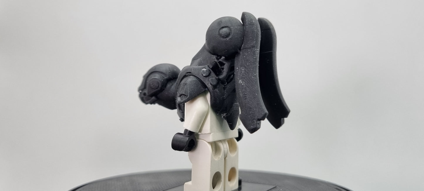 Building toy custom 3D printed fight for disc small aliens pack 2