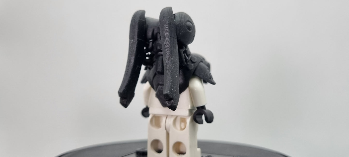 Building toy custom 3D printed fight for disc small aliens pack 2