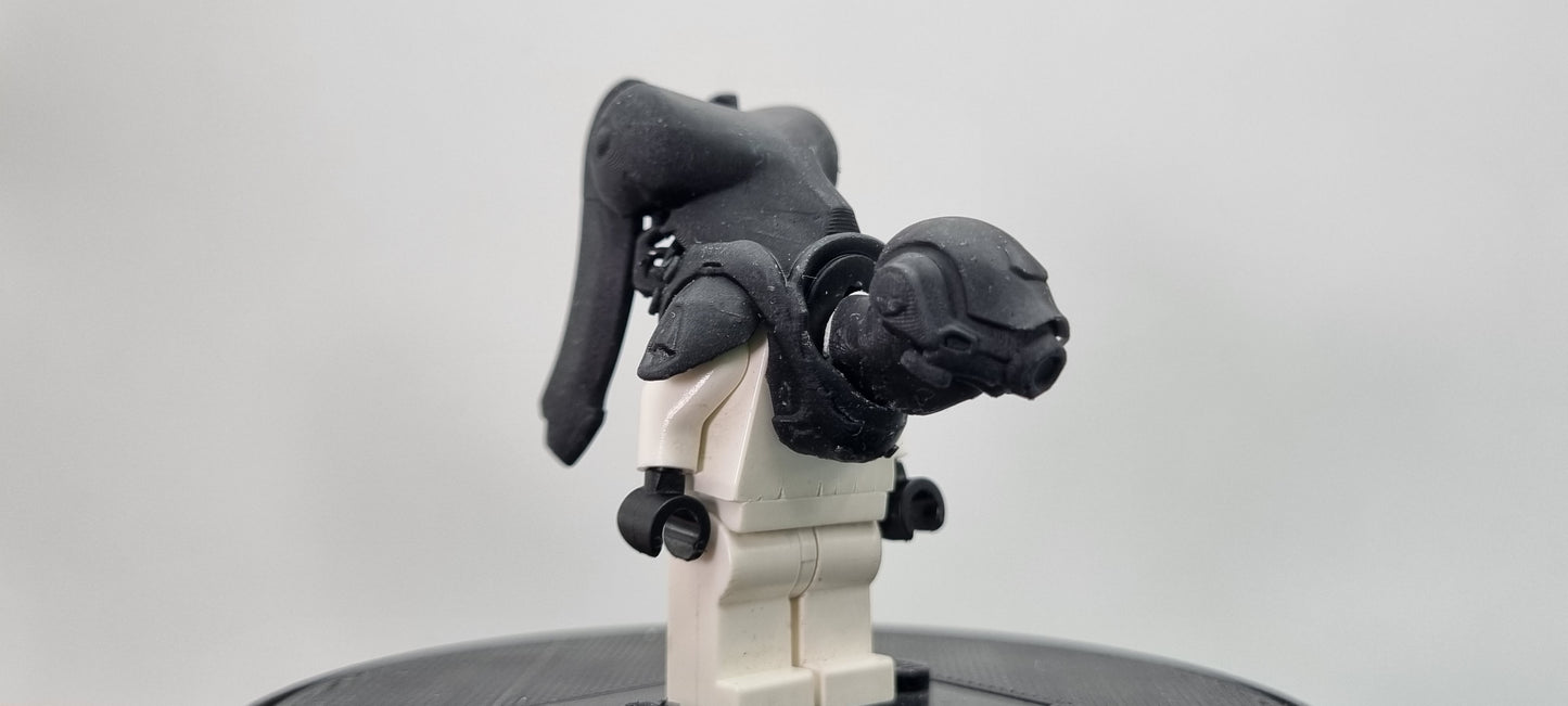 Building toy custom 3D printed fight for disc small aliens pack 2
