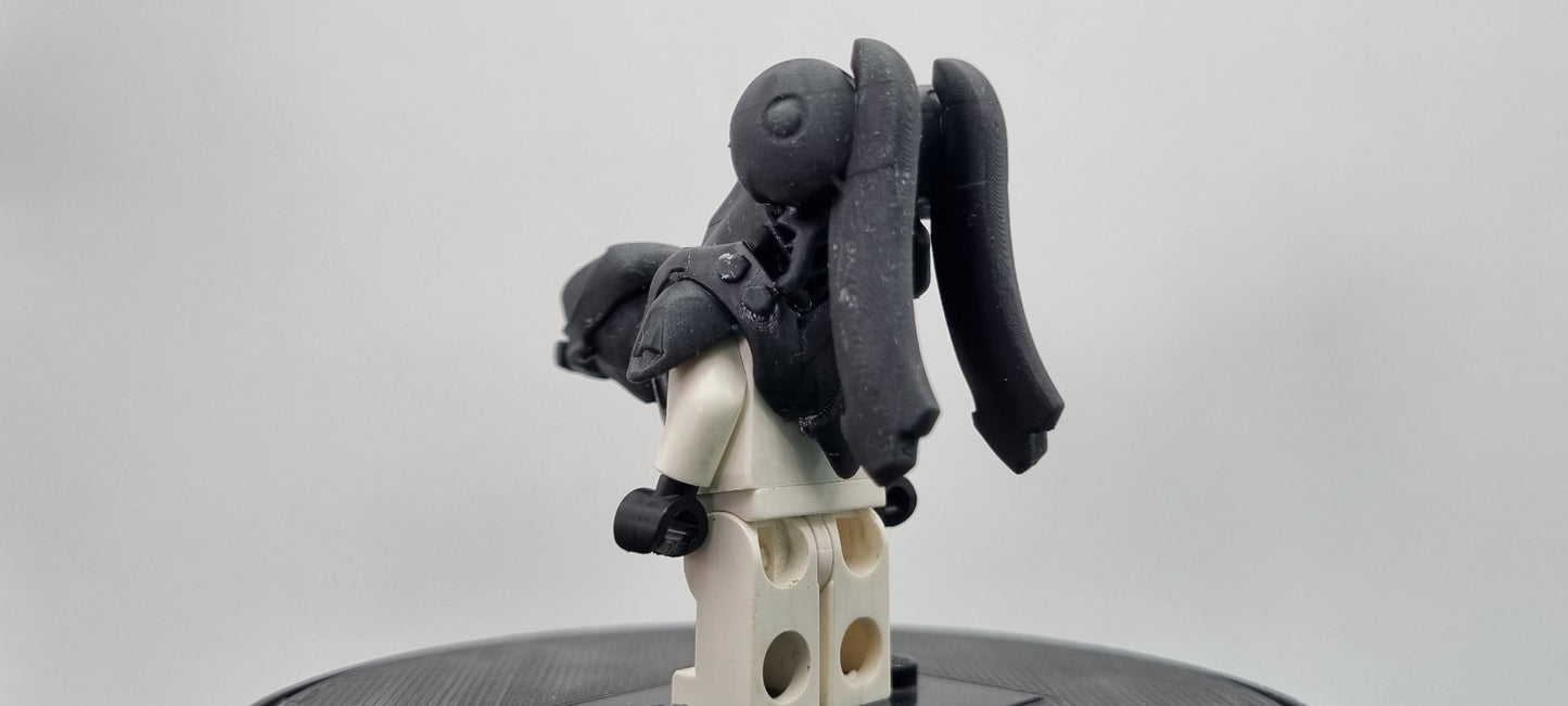 Building toy custom 3D printed fight for disc small aliens pack 2