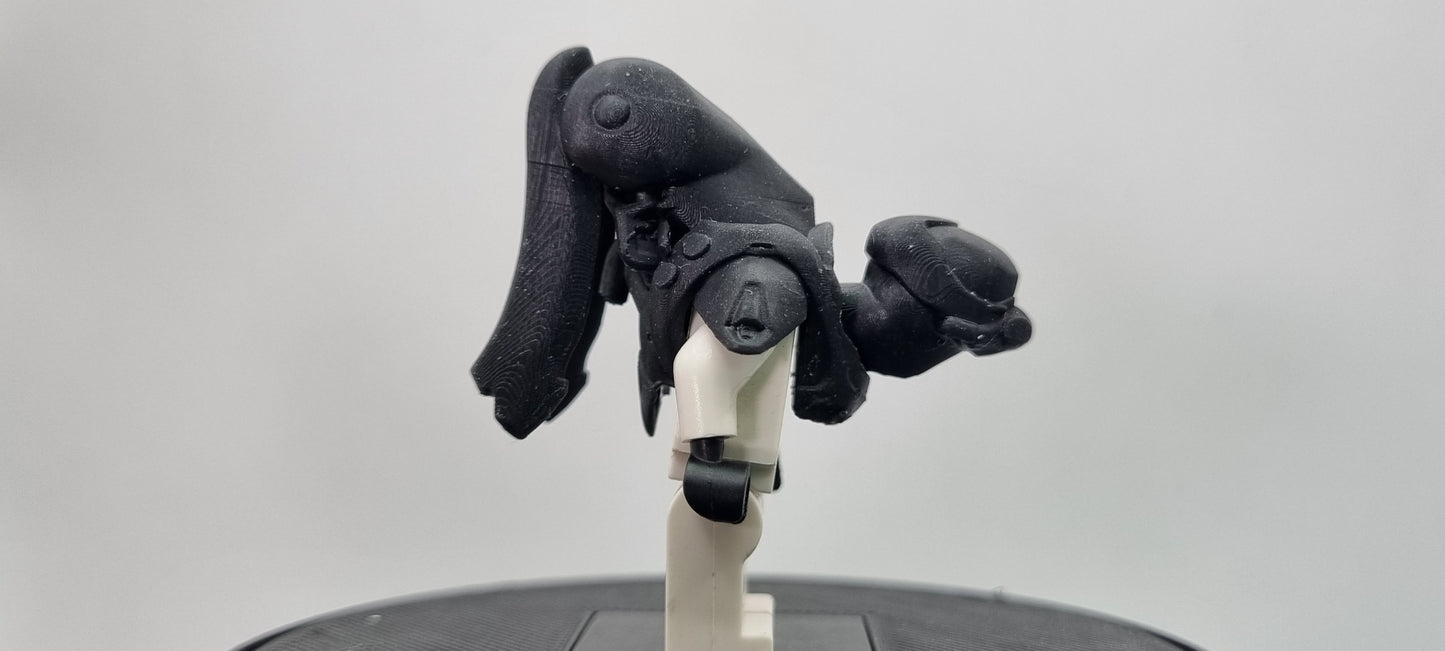 Building toy custom 3D printed fight for disc small aliens pack 2