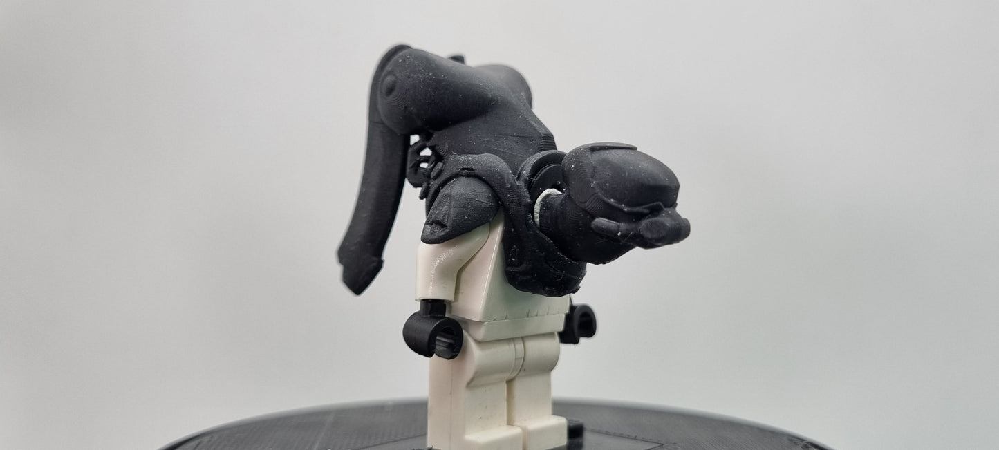 Building toy custom 3D printed fight for disc small aliens pack 2