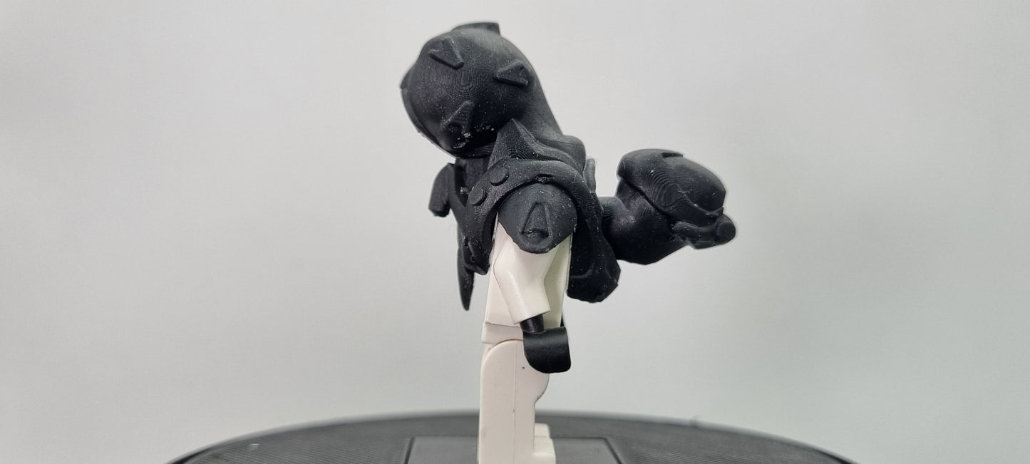 Building toy custom 3D printed fight for disc small aliens pack 1