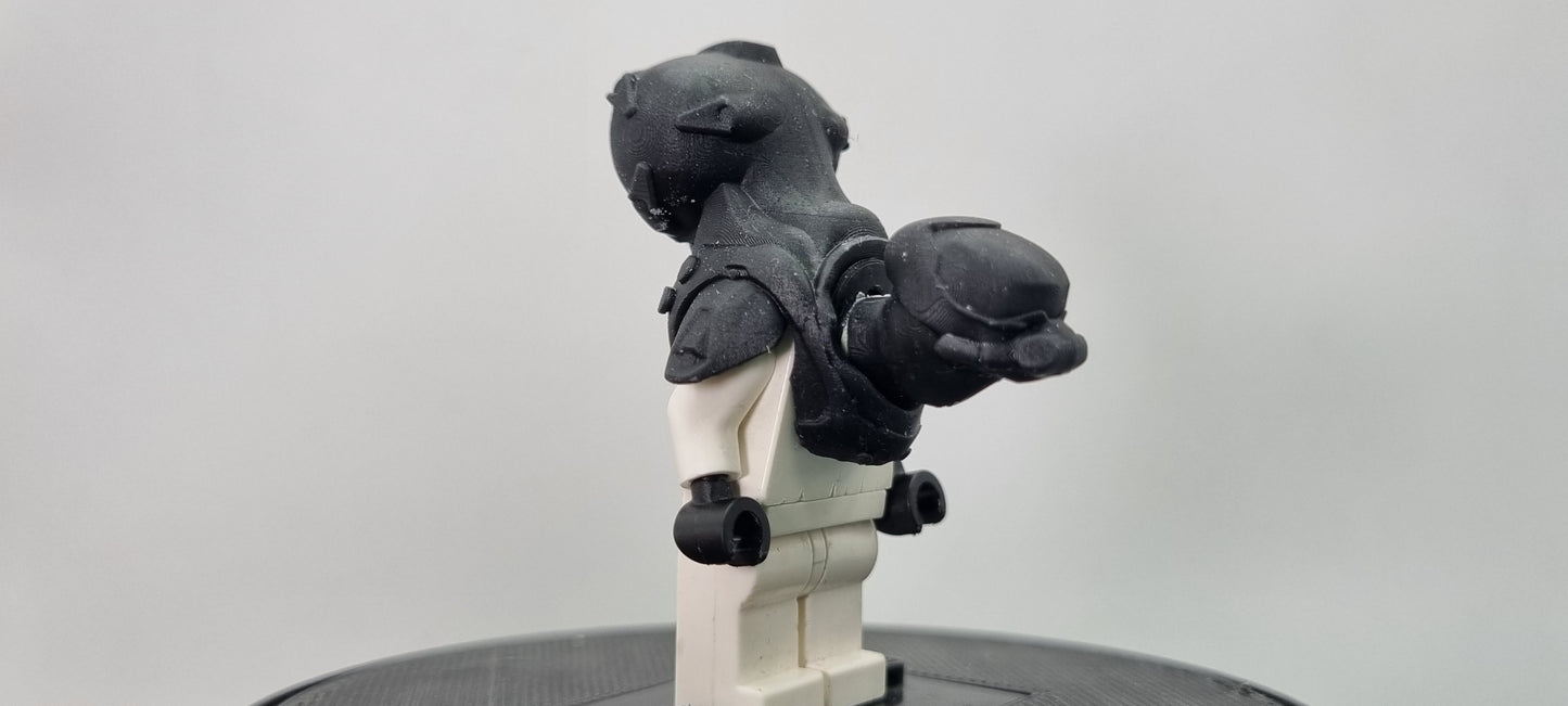 Building toy custom 3D printed fight for disc small aliens pack 1