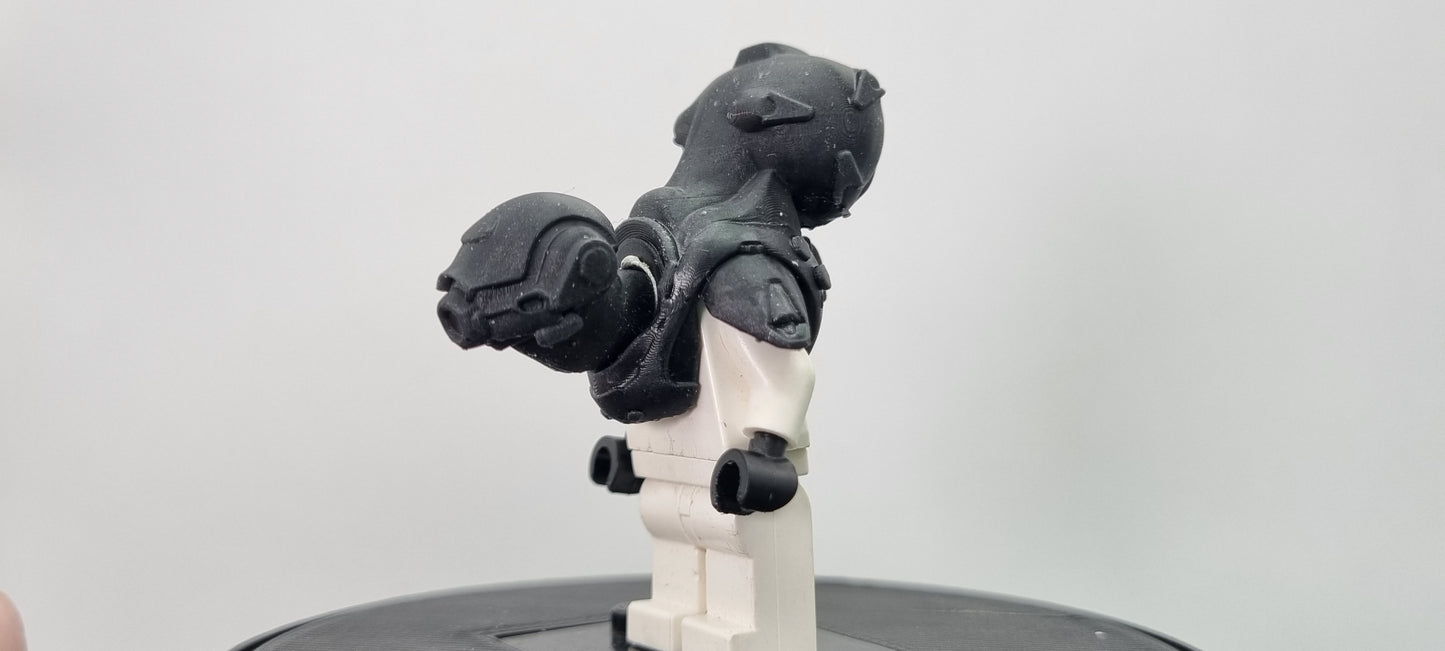 Building toy custom 3D printed fight for disc small aliens pack 1