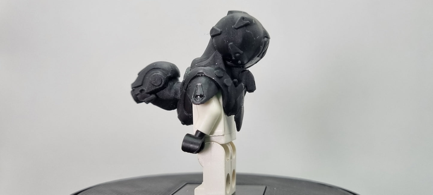 Building toy custom 3D printed fight for disc small aliens pack 1