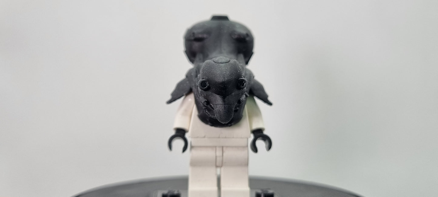 Building toy custom 3D printed fight for disc small aliens pack 1