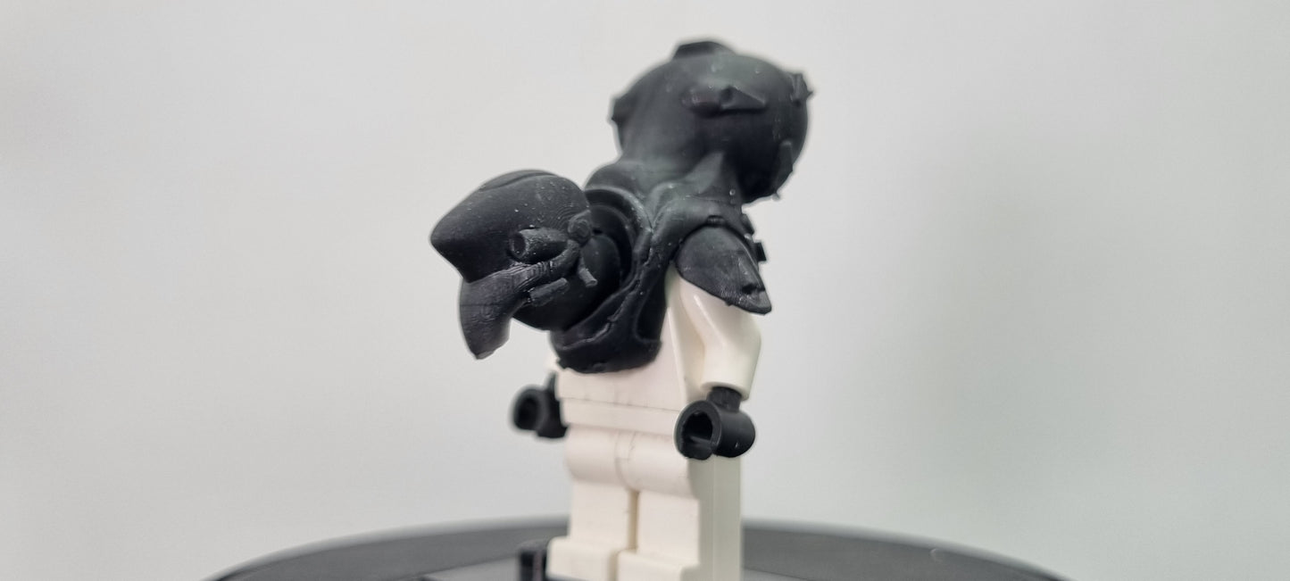 Building toy custom 3D printed fight for disc small aliens pack 1
