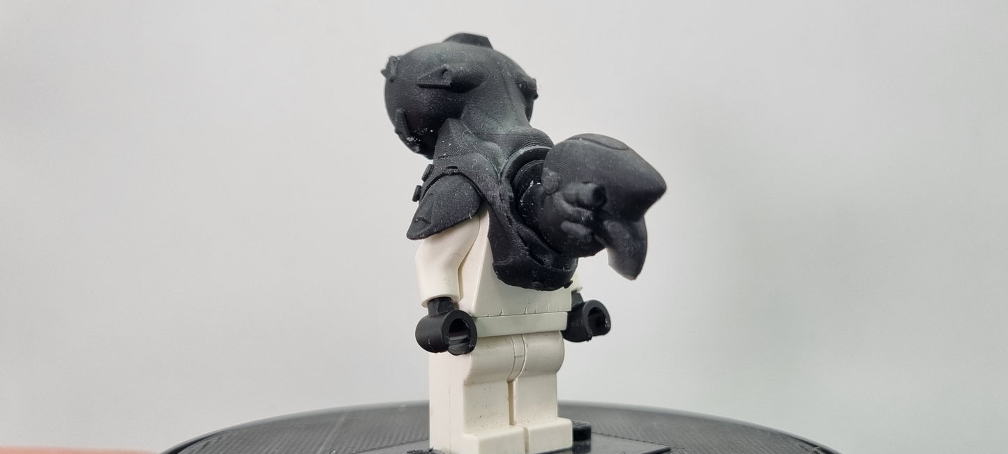Building toy custom 3D printed fight for disc small aliens pack 1
