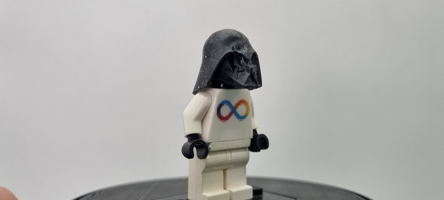Building toy custom 3D printed galaxy wars the dark lord broken helmet!