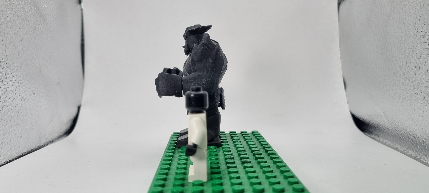 Building toy custom 3D printed super hero one of the order members bigfig!
