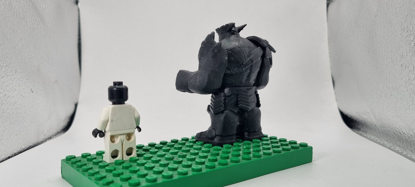 Building toy custom 3D printed super hero one of the order members bigfig!