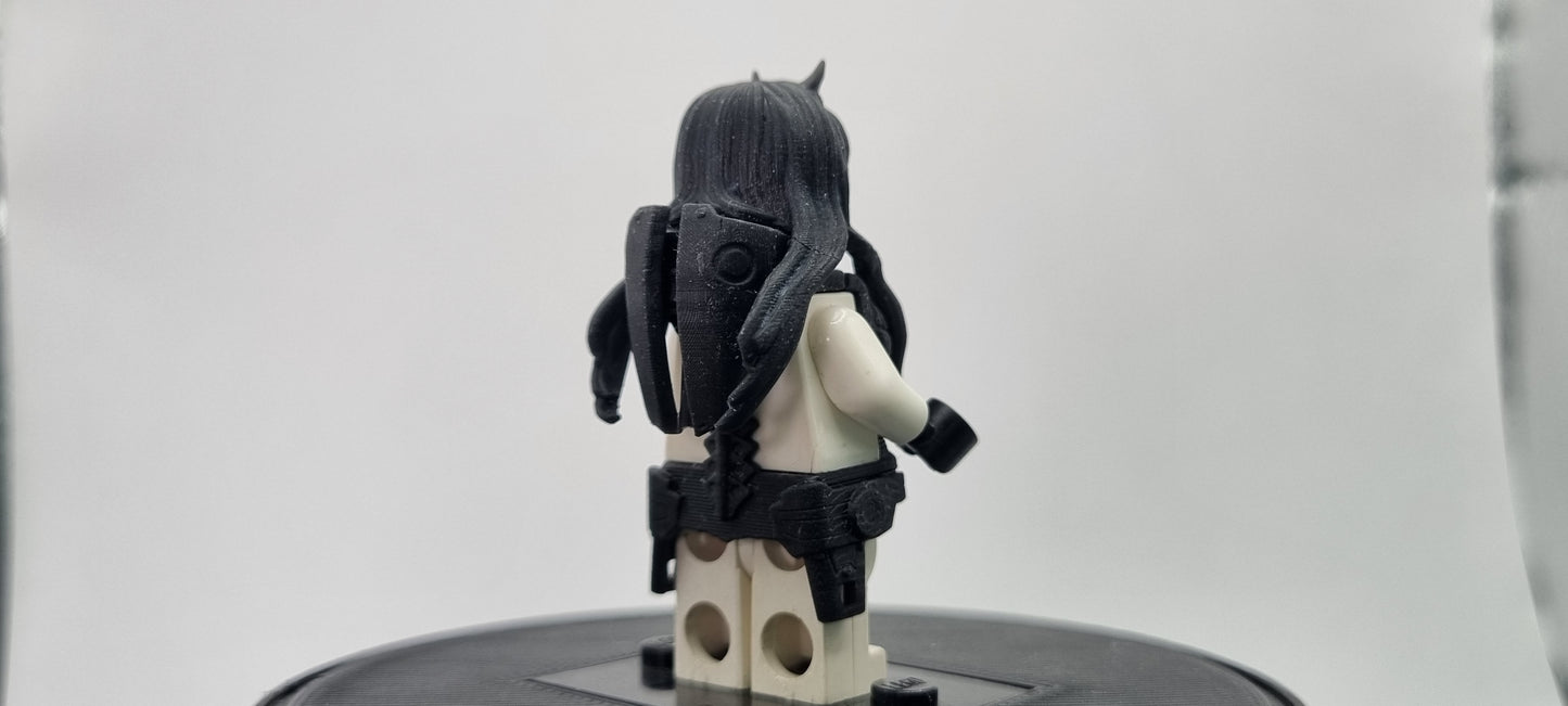 Building toy custom 3D printed jetpack girl!
