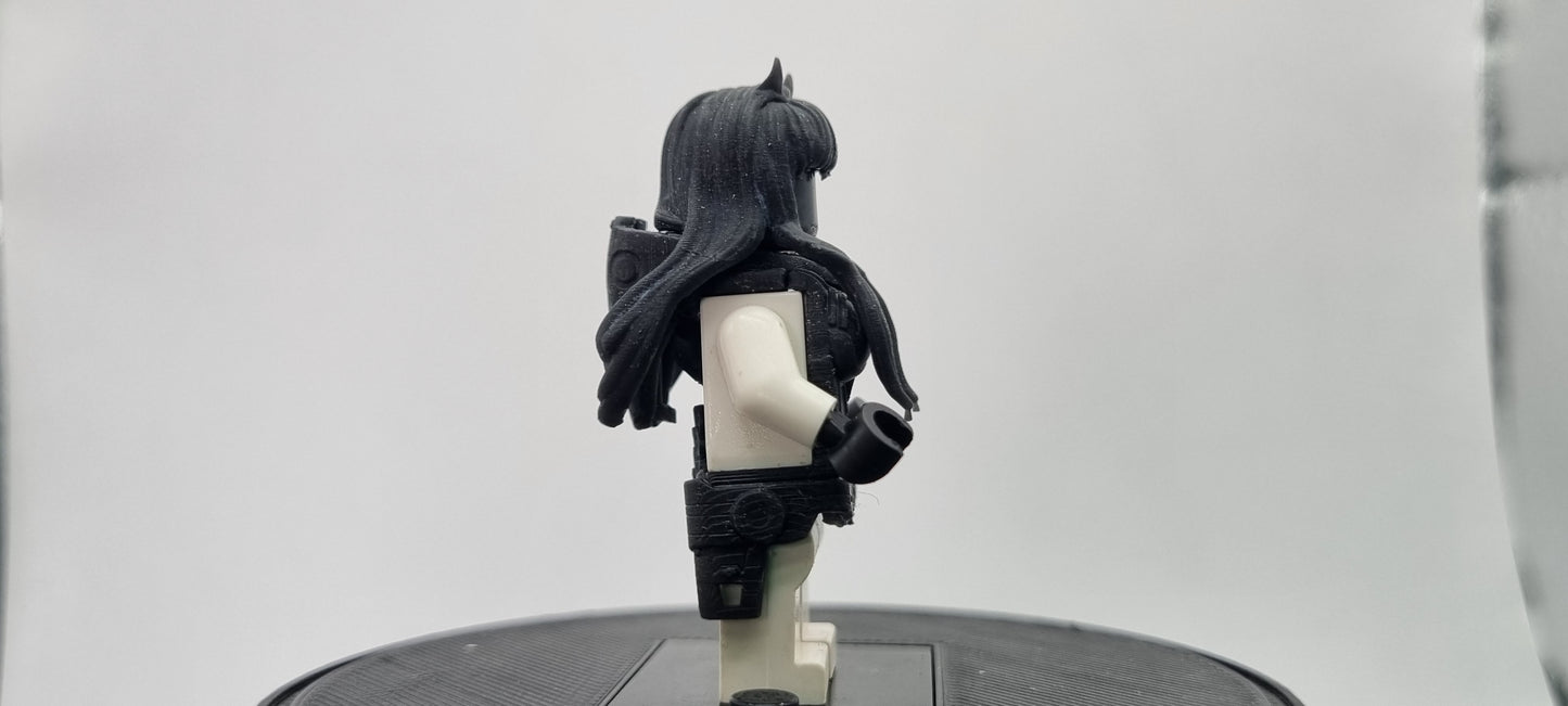 Building toy custom 3D printed jetpack girl!