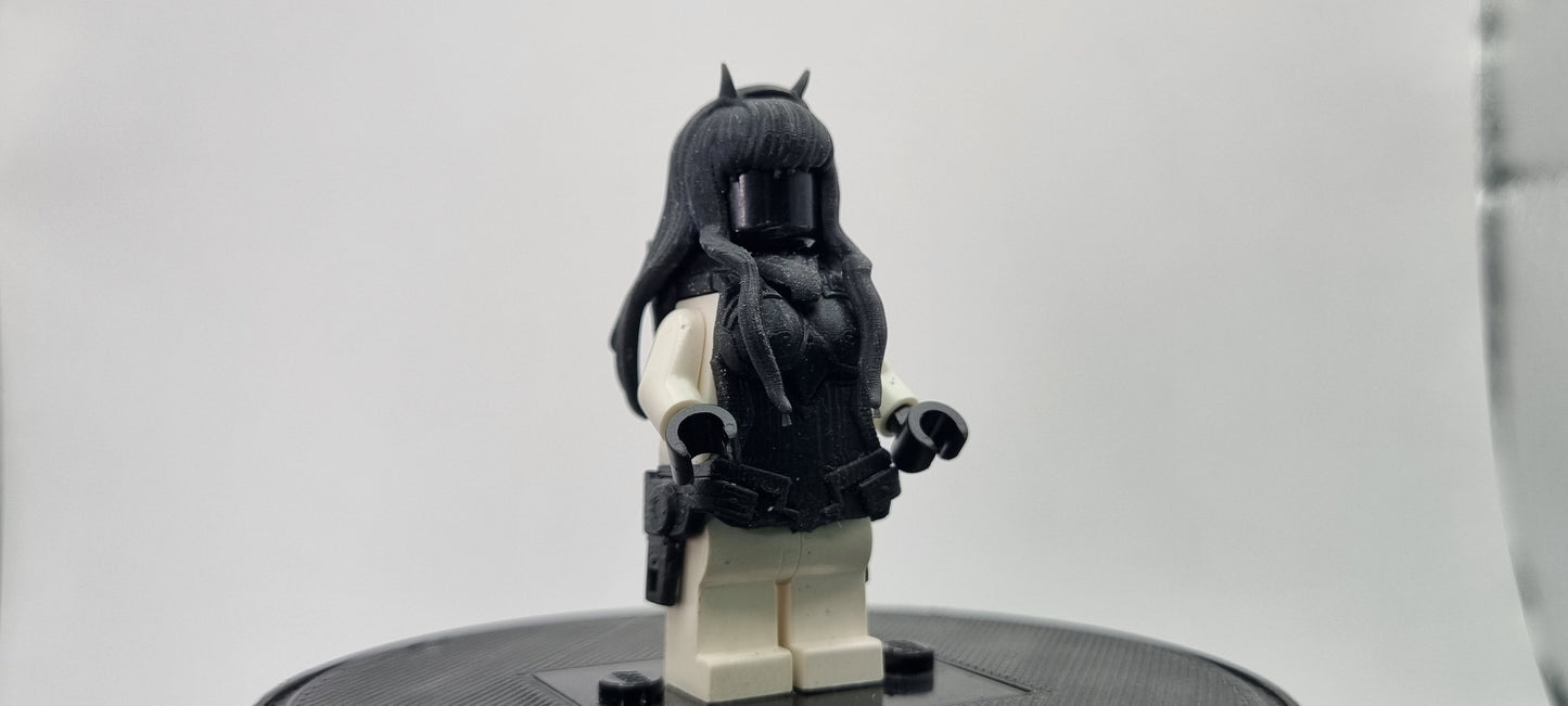 Building toy custom 3D printed jetpack girl!