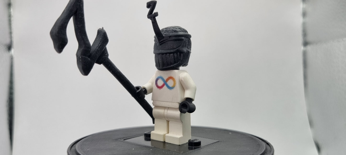 Building toy custom 3D printed rangers Z villain!